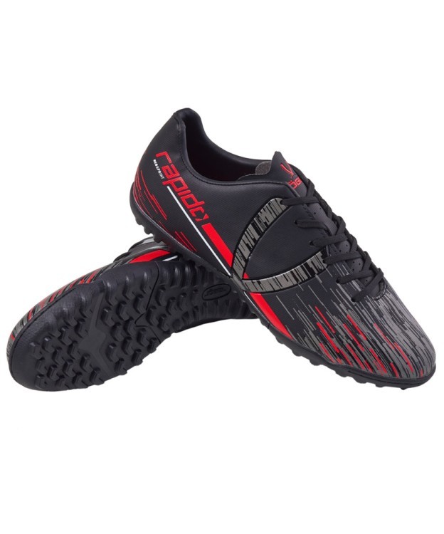 БЕЗ УПАКОВКИ Бутсы многошиповые JOGEL Rapido TF Black/grey (2131923)