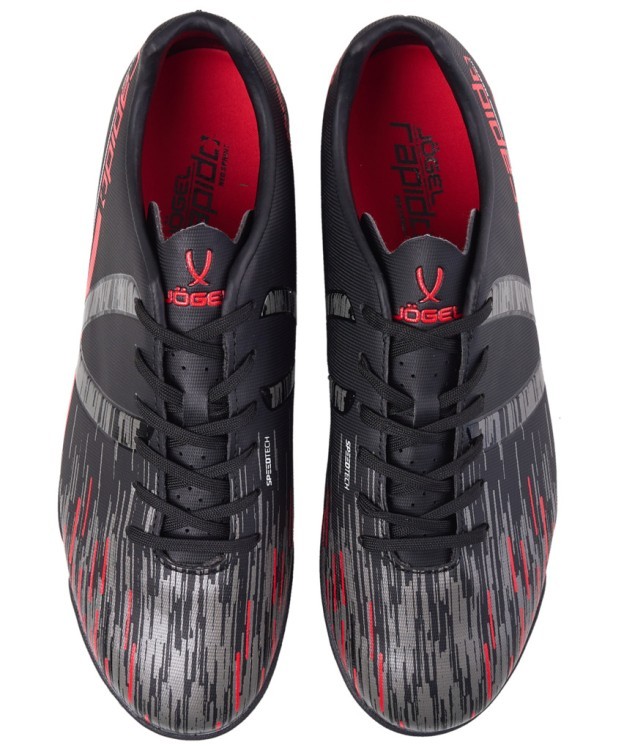 БЕЗ УПАКОВКИ Бутсы многошиповые JOGEL Rapido TF Black/grey (2131923)