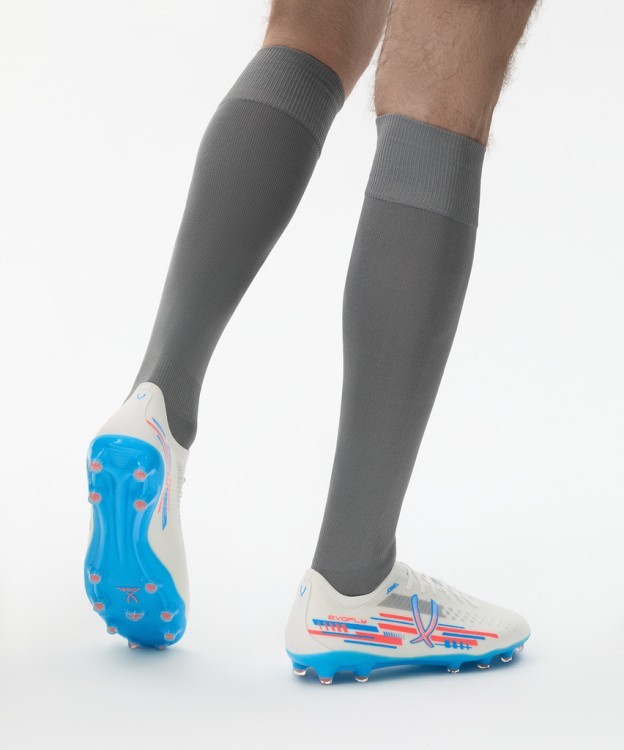 БЕЗ УПАКОВКИ Бутсы футбольные JÖGEL Evofly FG Pro White/blue (2134215)