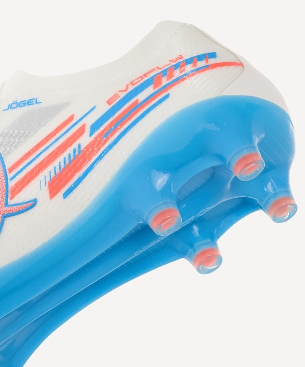 БЕЗ УПАКОВКИ Бутсы футбольные JÖGEL Evofly FG Pro White/blue (2134215)
