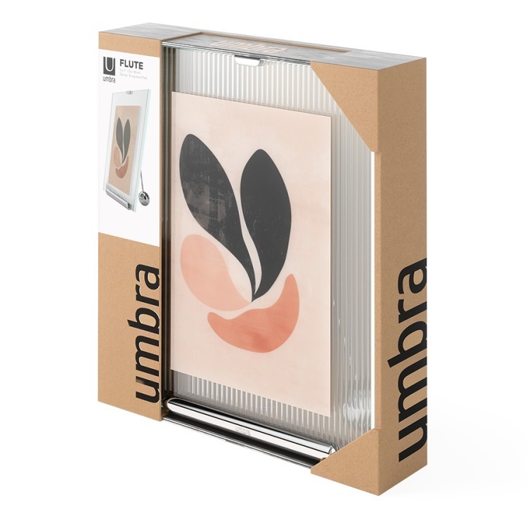 Фоторамка flute, 20х23 см, хром (79973)