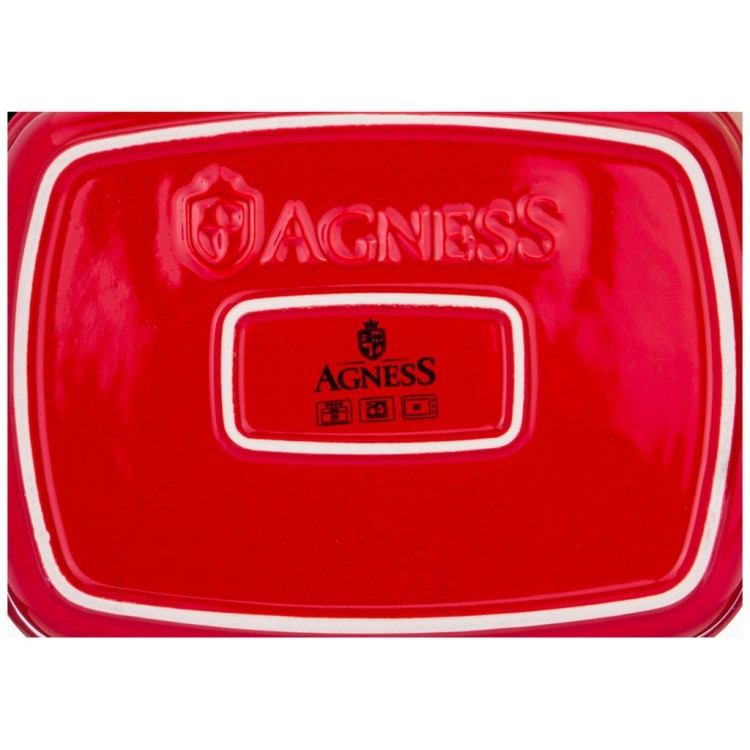 Блюдо для запекания agness "modern kitchen" прямоуг. красное 1800 мл 30*19*7 см Agness (777-076) Блюдо для запекания agness "modern kitchen" прямоуг. красное 1800 мл 30*19*7 см Agness (777-076)