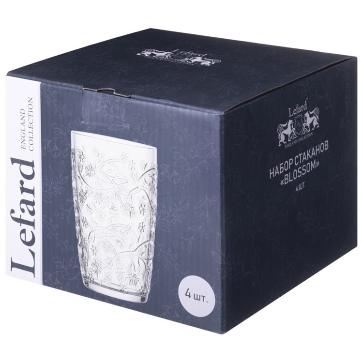 Набор стаканов "blossom" 4 шт/370 мл Lefard (691-155)
