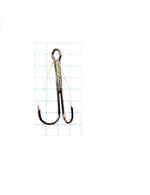 Крючок Koi Weedless Double Hook № 4 , BN, двойник незацепляйка (5 шт.) KH2325-4BN (69020)