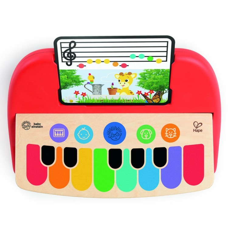 Серия Волшебное прикосновение - Музыкальная игрушка для малышей "Пианино", 7 клавиш, сенсорное, красное (12577_HP)