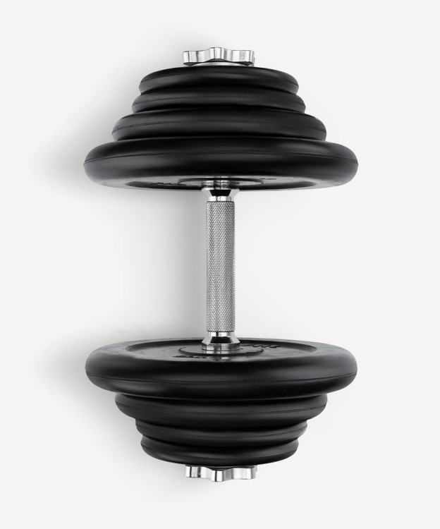Гантель разборная обрезиненная в коробке Starfit DB-716, 20 кг (2107586)