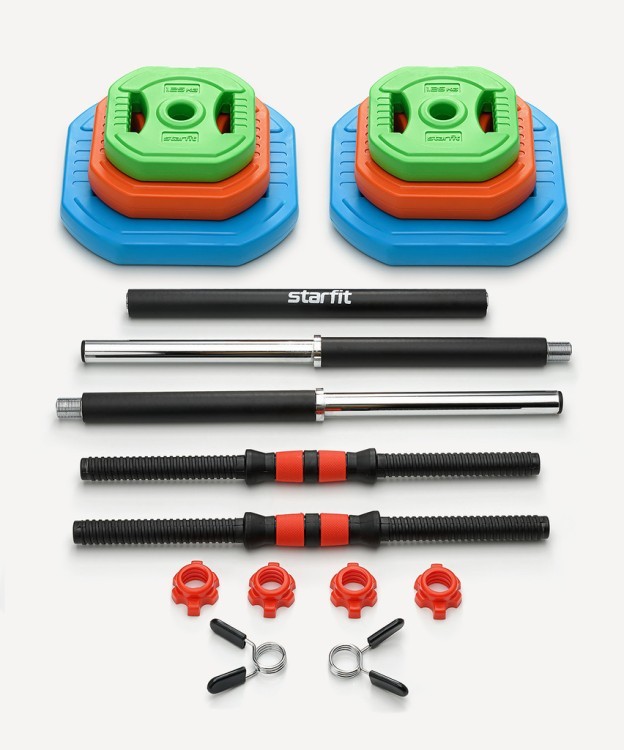 Штанга для бодипампа с разборным грифом STARFIT BB-711, 19,5 кг (2107998)