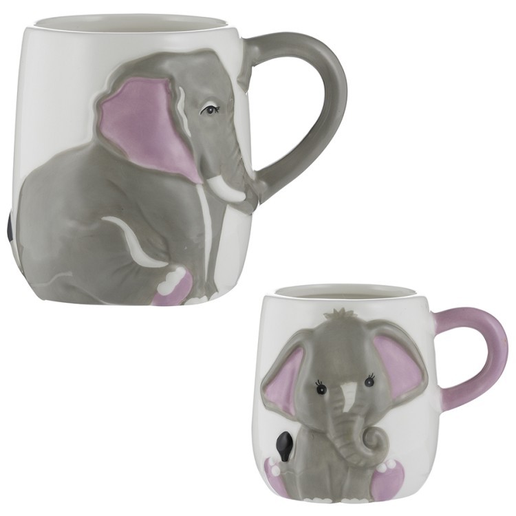 Набор из 2 кружек elephant, 405 мл и 195 мл (72989) Набор из 2 кружек elephant, 405 мл и 195 мл (72989)