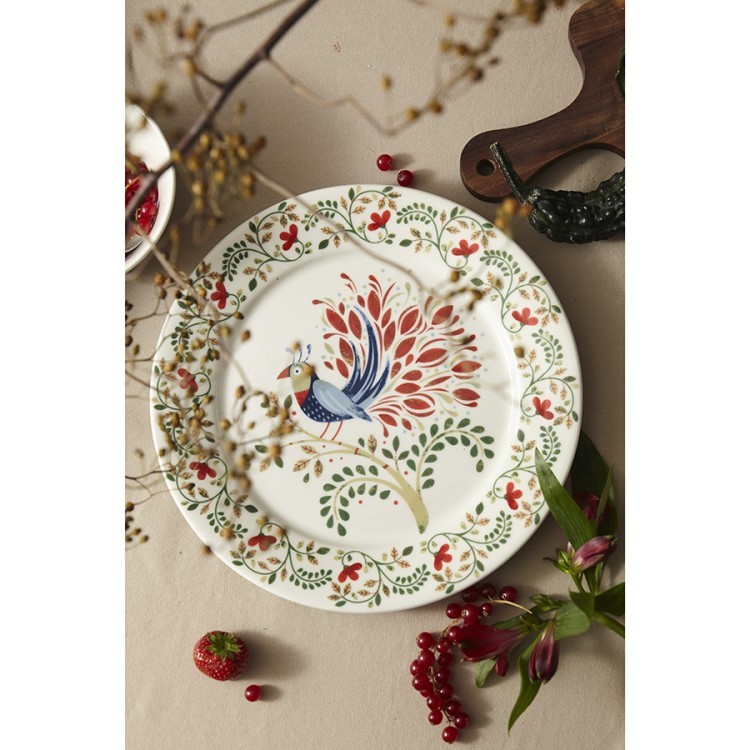 Тарелка fantail bird из коллекции birds of paradise, D28 см (76690) Тарелка fantail bird из коллекции birds of paradise, D28 см (76690)