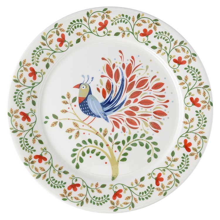 Тарелка fantail bird из коллекции birds of paradise, D28 см (76690) Тарелка fantail bird из коллекции birds of paradise, D28 см (76690)