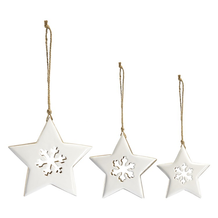Набор елочных украшений winter stars из коллекции new year essential, 3 шт. (76916) Набор елочных украшений winter stars из коллекции new year essential, 3 шт. (76916)