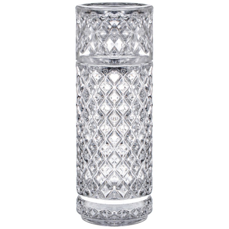 Графин с крышкой/стаканом "diamant" 8х22,5 см 650/150 мл Alegre Glass (337-150)