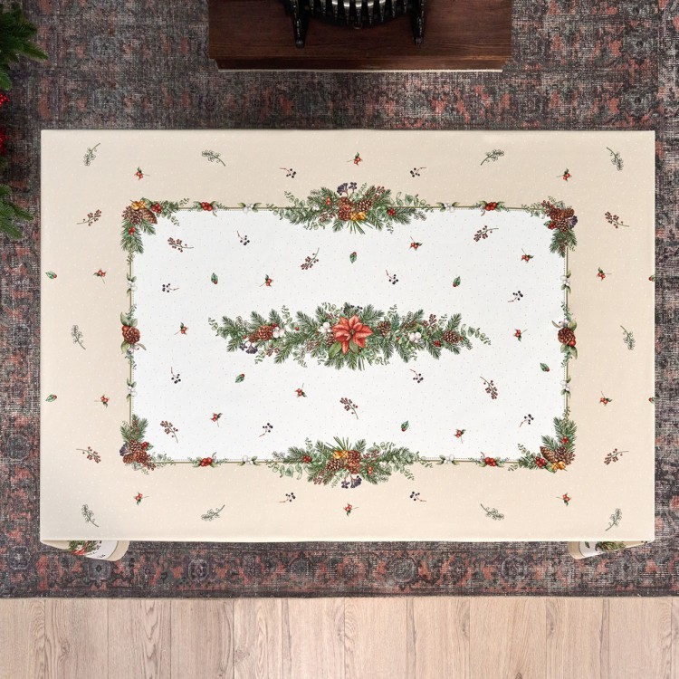 Скатерть "celebration" 140х180см ,бежевый, 100% хлопок с пропиткой,твил,горох Lefard (850-734-23) Скатерть "celebration" 140х180см ,бежевый, 100% хлопок с пропиткой,твил,горох Lefard (850-734-23)