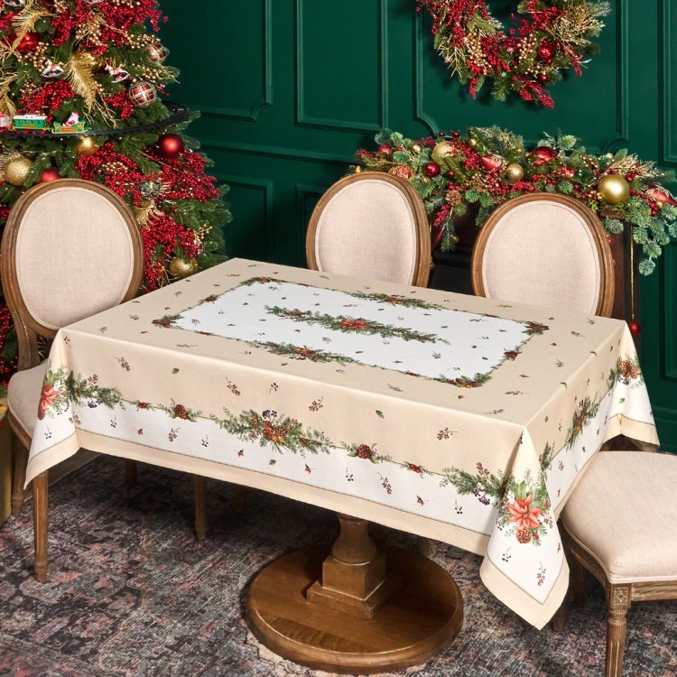 Скатерть "celebration" 140х180см ,бежевый, 100% хлопок с пропиткой,твил,горох Lefard (850-734-23) Скатерть "celebration" 140х180см ,бежевый, 100% хлопок с пропиткой,твил,горох Lefard (850-734-23)