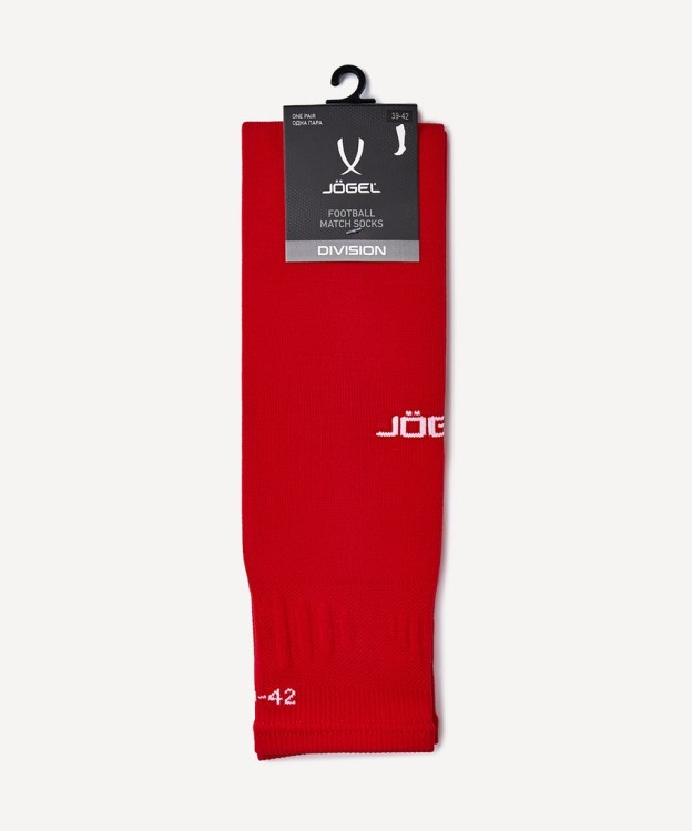 Гольфы футбольные JOGEL MATCH FOOTLESS SOCKS, красный (2111825)