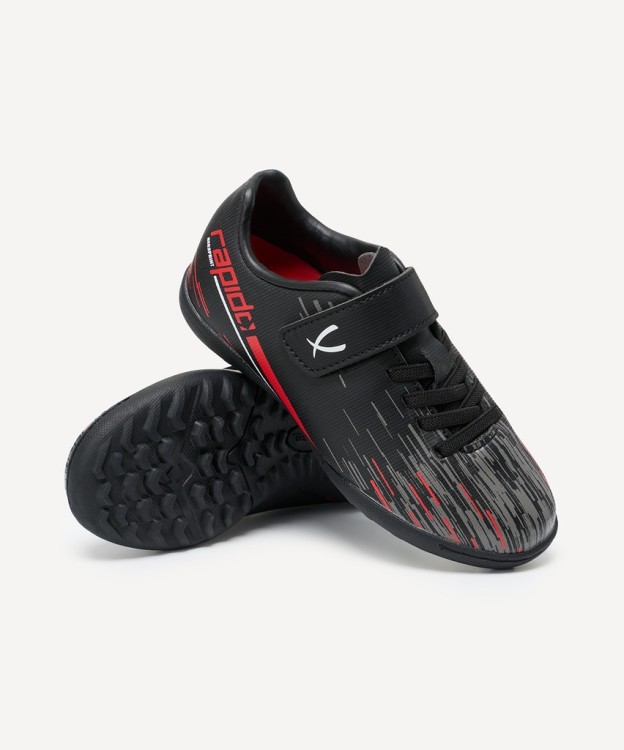 БЕЗ УПАКОВКИ Бутсы многошиповые JÖGEL Rapido TF Black/grey, детский (2134133) БЕЗ УПАКОВКИ Бутсы многошиповые JÖGEL Rapido TF Black/grey, детский (2134133)