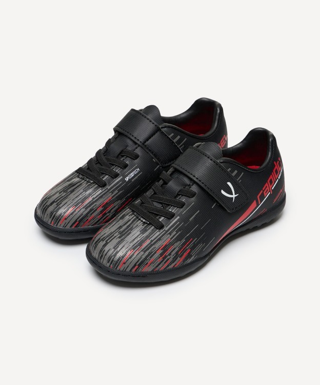 БЕЗ УПАКОВКИ Бутсы многошиповые JÖGEL Rapido TF Black/grey, детский (2134133) БЕЗ УПАКОВКИ Бутсы многошиповые JÖGEL Rapido TF Black/grey, детский (2134133)