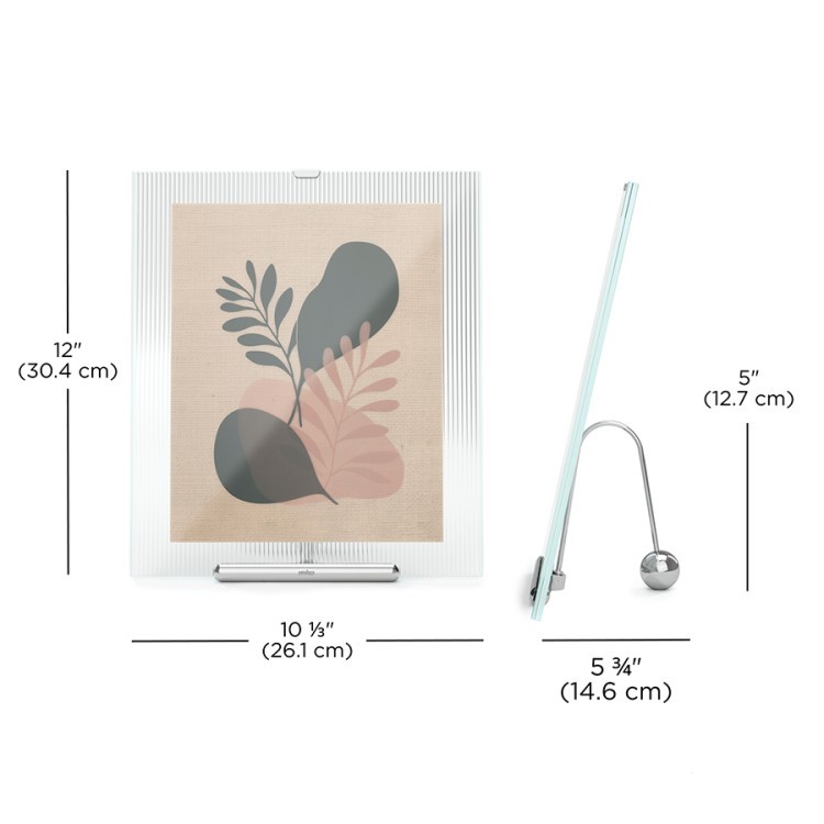 Фоторамка flute, 26х30 см, хром (79974)