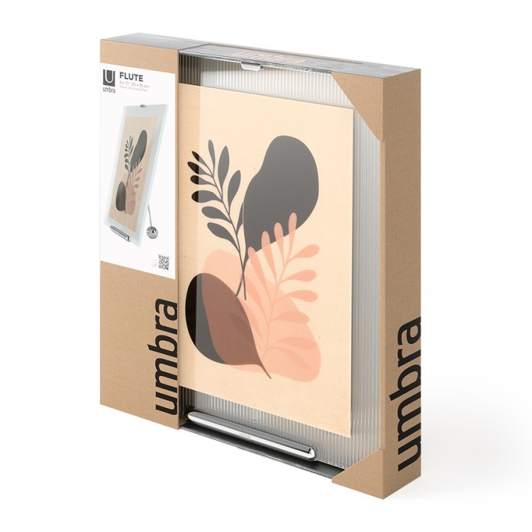 Фоторамка flute, 26х30 см, хром (79974)