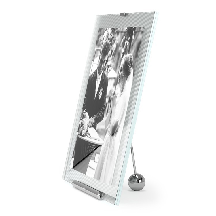 Фоторамка flute, 26х30 см, хром (79974)