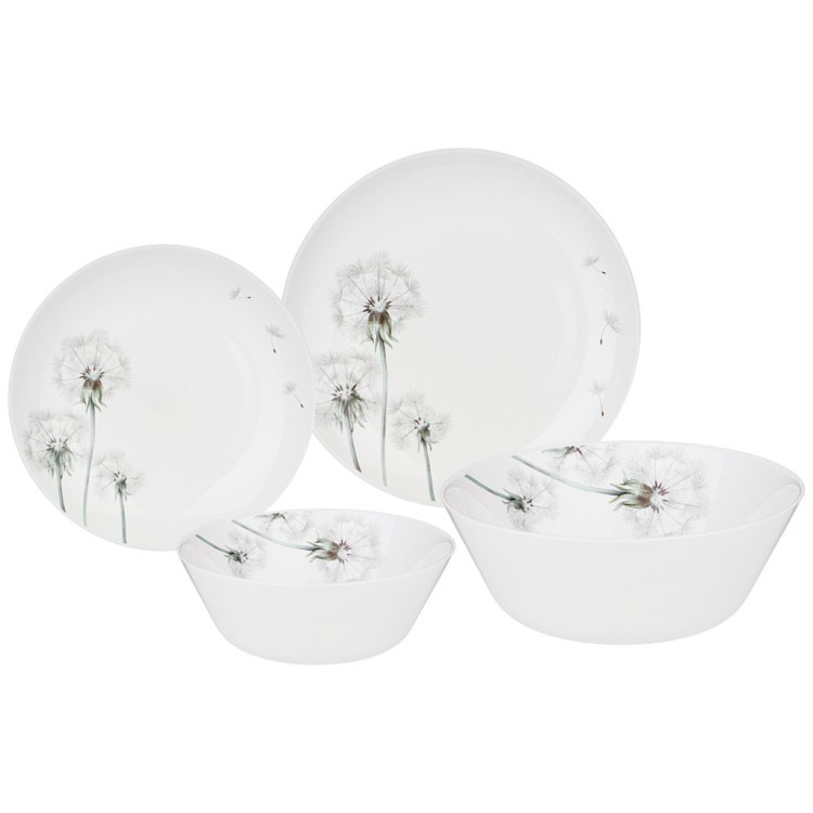 Набор столовый agness dandelion 19пр: 24см/21,5см/15см /19см Agness (598-070)