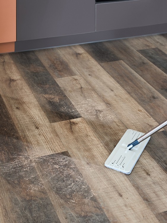 Швабра с отжимом и ведром cleanup, 7 л. (78730)