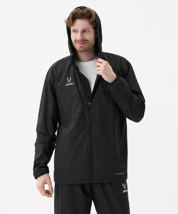 Куртка ветрозащитная JOGEL DIVISION PerFormPROOF Shower Jacket, черный (1950237)