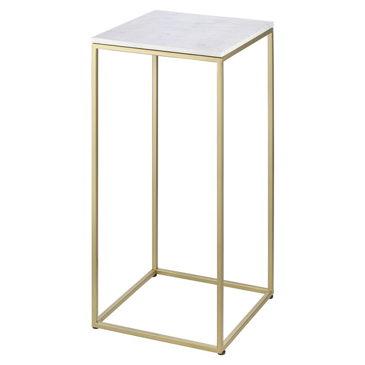 Набор из 2-х столиков mayen gold, белые/золотистые (76903) Набор из 2-х столиков mayen gold, белые/золотистые (76903)