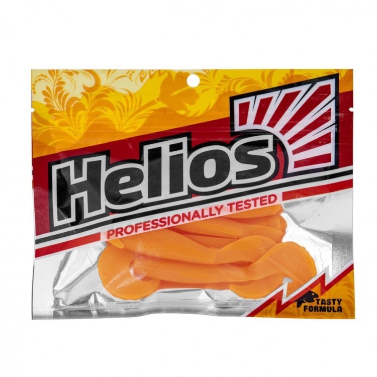 Твистер Helios Hybrid 3,15"/8,0 см, цвет Orange 7 шт HS-14-024 (78185)