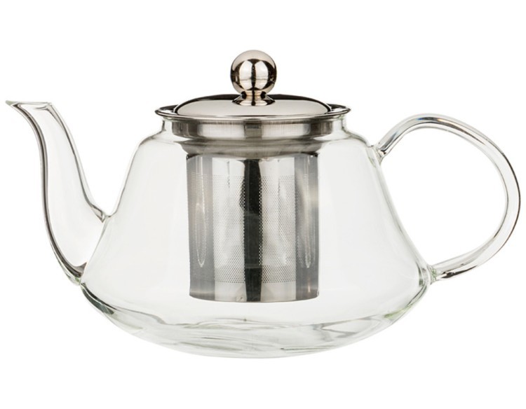Заварочный чайник agness с фильтром нжс 1000 мл жаропрочное стекло Agness (891-022)