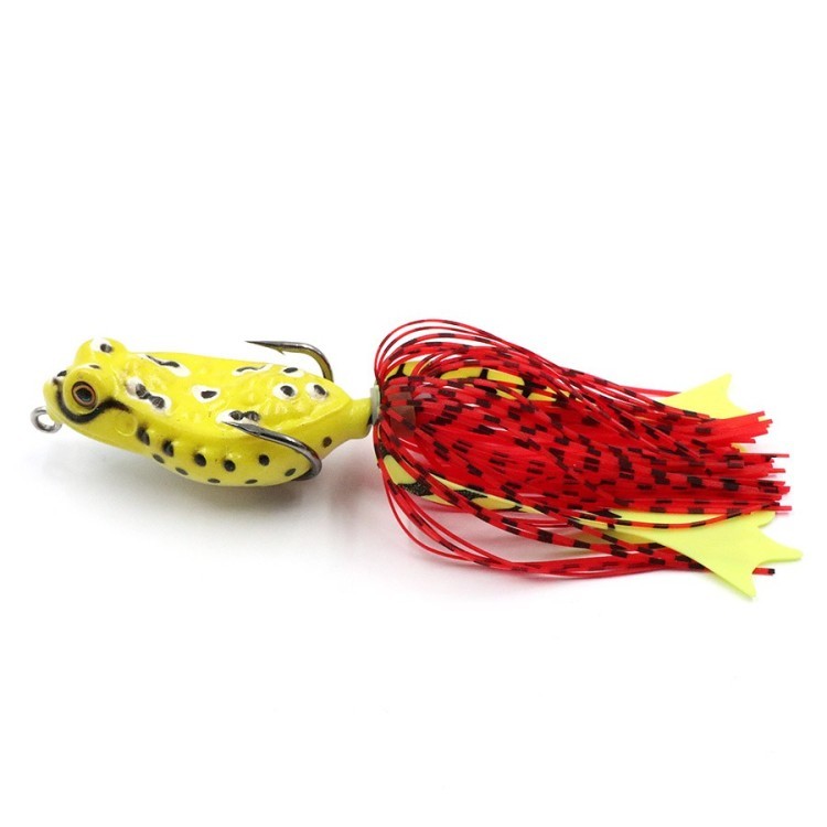 Лягушка-незацепляйка Namazu FROG с лапками, 48 мм, 8 г, цвет 10, YR Hooks (BN) #1 N-FL48-8-10 (87602)