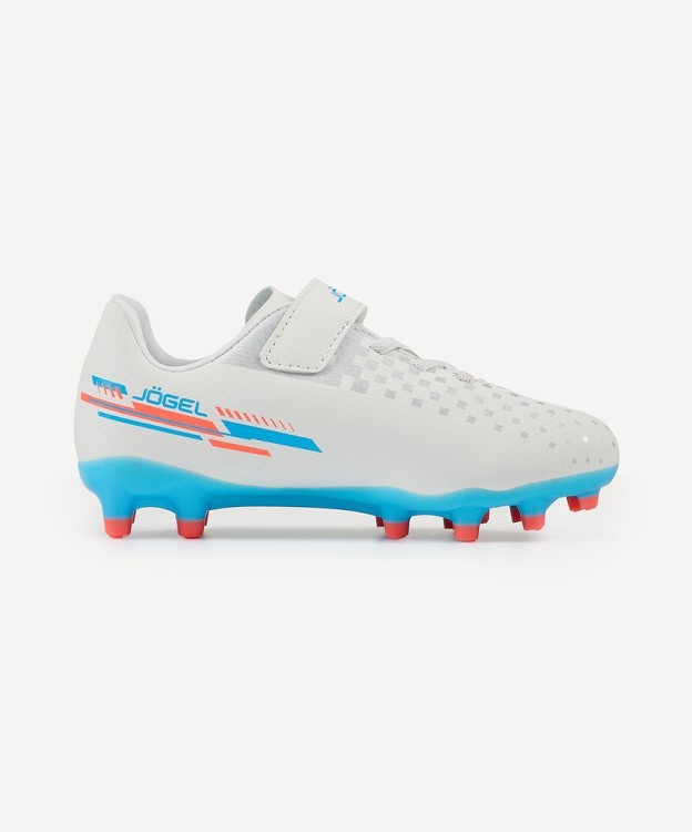 Бутсы футбольные JÖGEL Evofly FG Talant White/blue, детский (2118058)