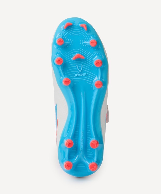 Бутсы футбольные JÖGEL Evofly FG Talant White/blue, детский (2118058)