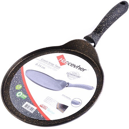 Блинница алюм 24 см мрам/п бак/руч (80440) Блинница алюм 24 см мрам/п бак/руч (80440)