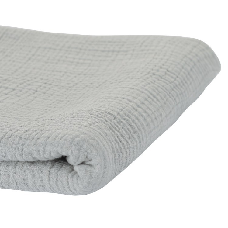 Одеяло из жатого хлопка серого цвета из коллекции essential 90x120 см (69590)