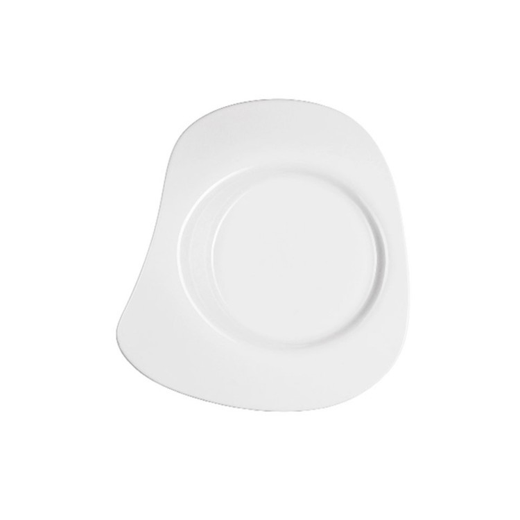 Тарелка S0813, фарфор, white