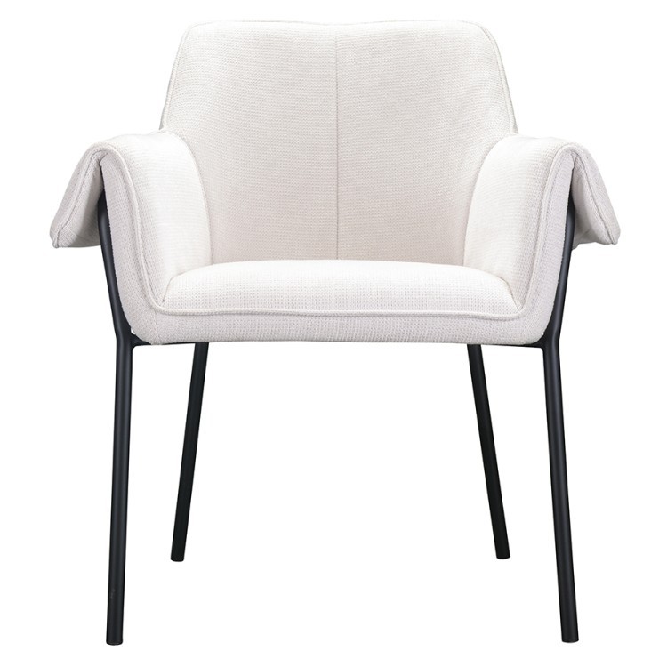 Стул aline, шенилл, молочный (74015) Стул aline, шенилл, молочный (74015)