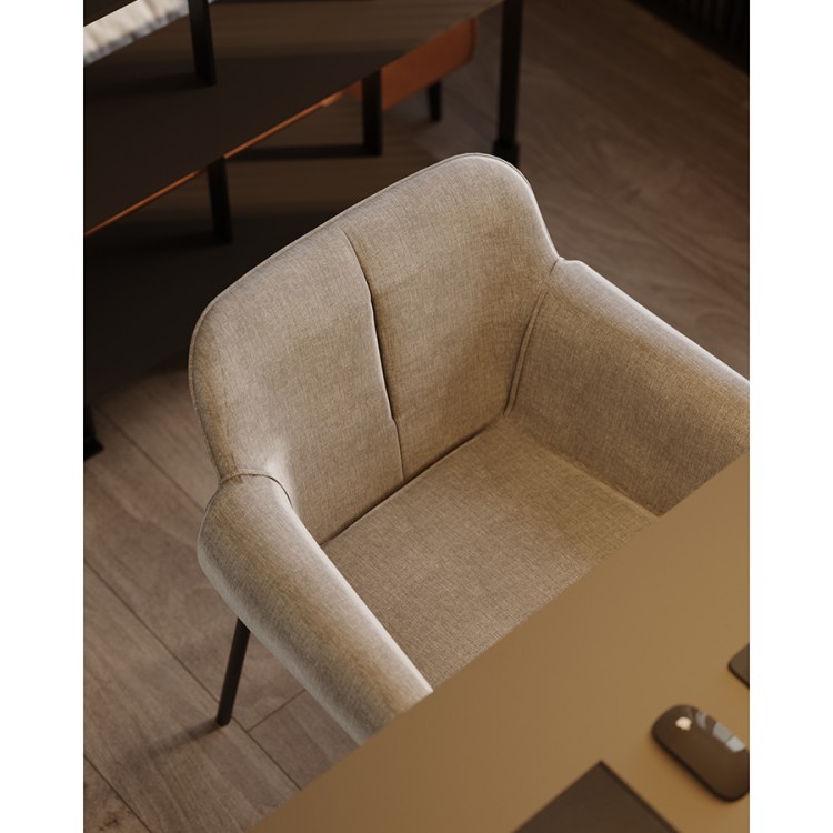 Стул aline, шенилл, молочный (74015) Стул aline, шенилл, молочный (74015)