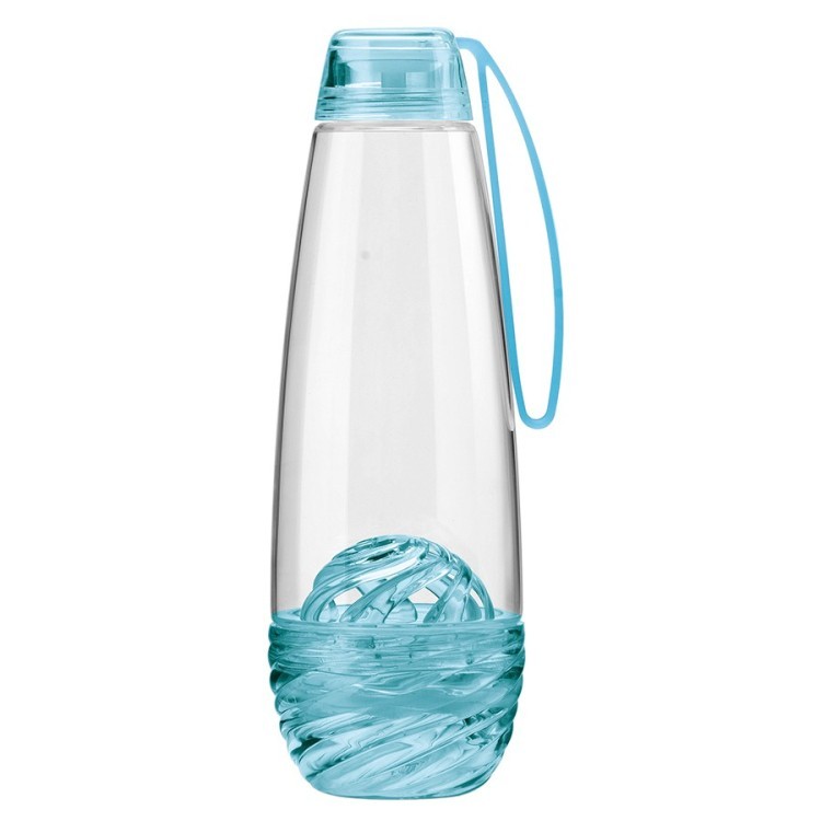 Бутылка для фруктовой воды h2o голубая (61656)