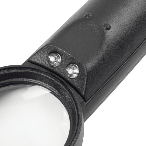 Лупа с подсветкой Brauberg d37 мм увеличение 8х 454127 (2) (86577)
