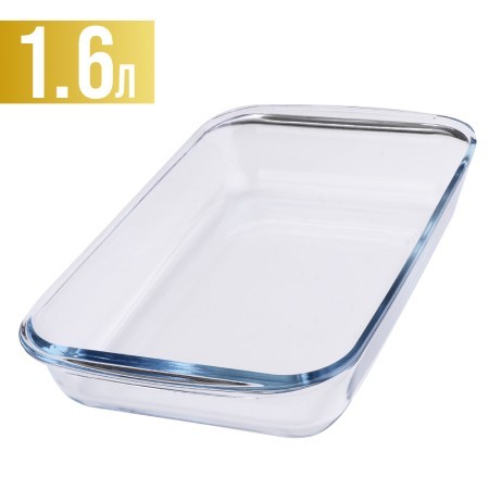 Жаровня стекло в коробке 1,6л 29,5х17,5х5см LR (31044) Жаровня стекло в коробке 1,6л 29,5х17,5х5см LR (31044)