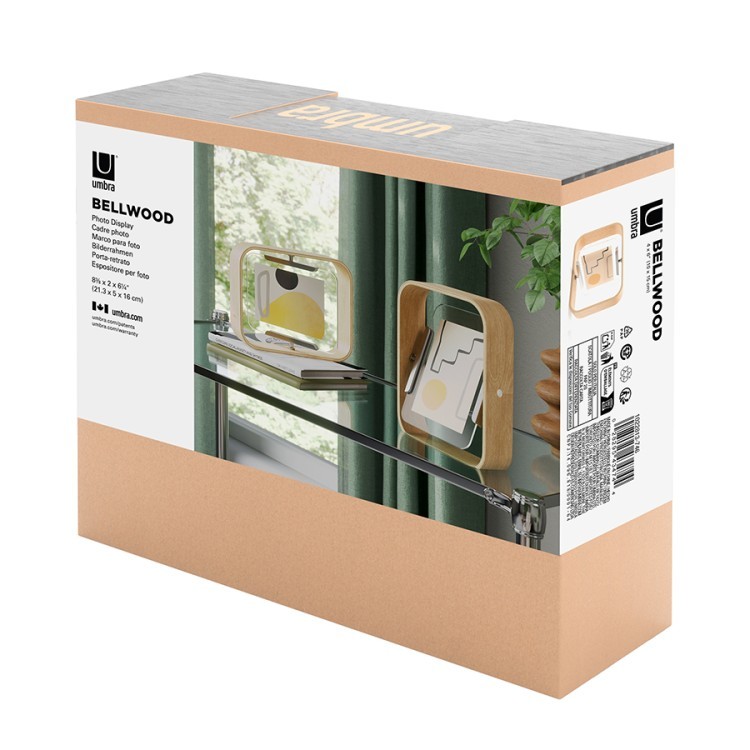 Фоторамка двусторонняя bellwood,16х22 см, натуральное дерево (79975)