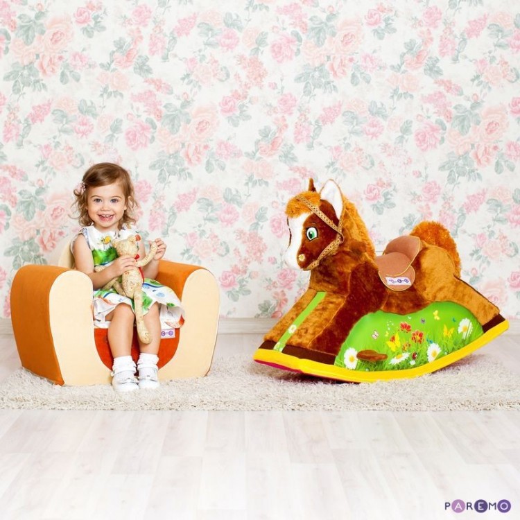 Детская игрушечная качалка "Лошадка" (PCR816)