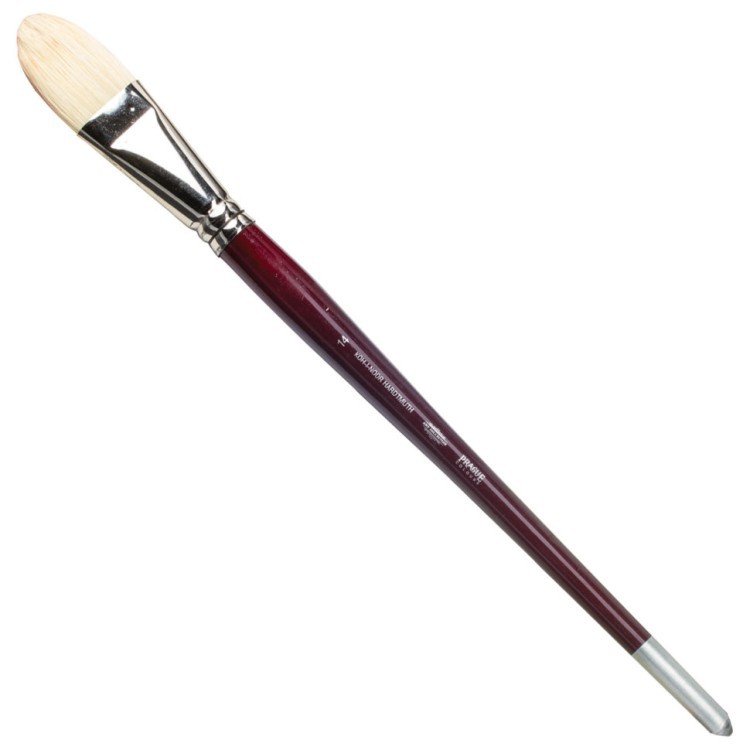 Кисть художественная KOH-I-NOOR щетина, плоская, №14, длинная ручка 9936014013BL (65055)
