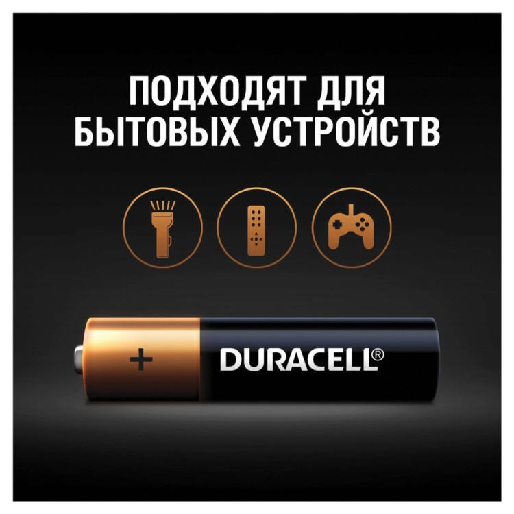 Батарейки алкалиновые Duracell Basic LR03 (AAA) 12 шт (451362) (1) (65532)
