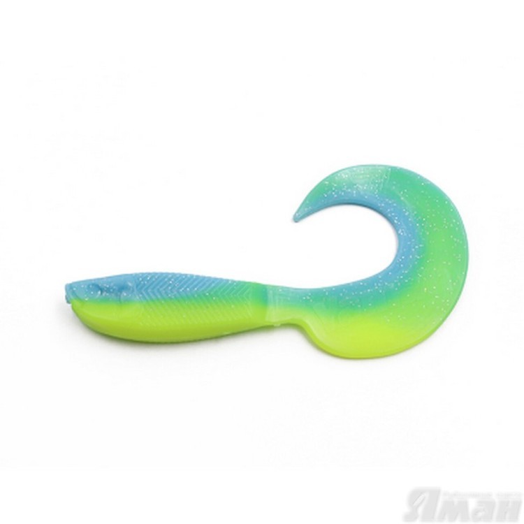 Твистер Yaman Mermaid Tail, 5" цвет 18 - Ice Chartreuse, 5 шт Y-MT5-18 (70676)