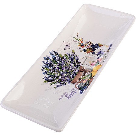 Блюдо сервировочное 28х10,6х3см Утренняя свежесть доломит LR (60201) Блюдо сервировочное 28х10,6х3см Утренняя свежесть доломит LR (60201)