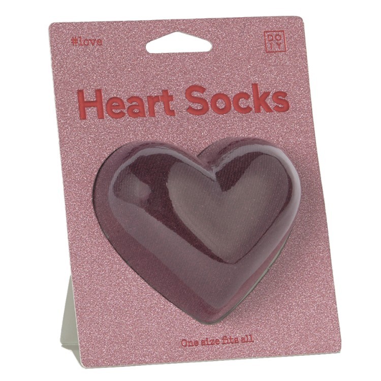 Носки heart socks красные (70140)