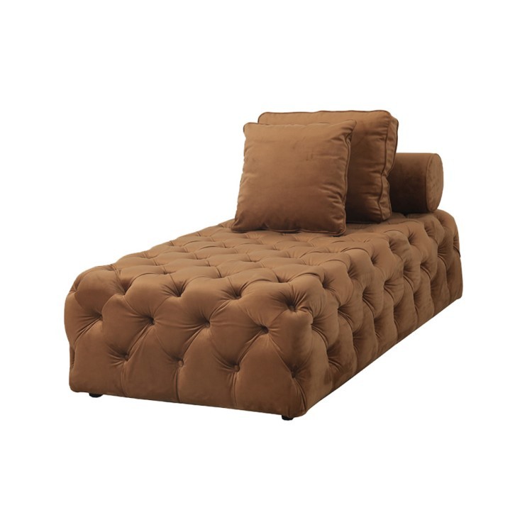 Диван S0424B-01-3D/YY-71#, бархат, Brown, ROOMERS FURNITURE Диван S0424B-01-3D/YY-71#, бархат, Brown, ROOMERS FURNITURE