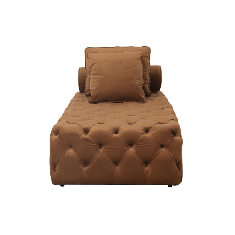 Диван S0424B-01-3D/YY-71#, бархат, Brown, ROOMERS FURNITURE Диван S0424B-01-3D/YY-71#, бархат, Brown, ROOMERS FURNITURE